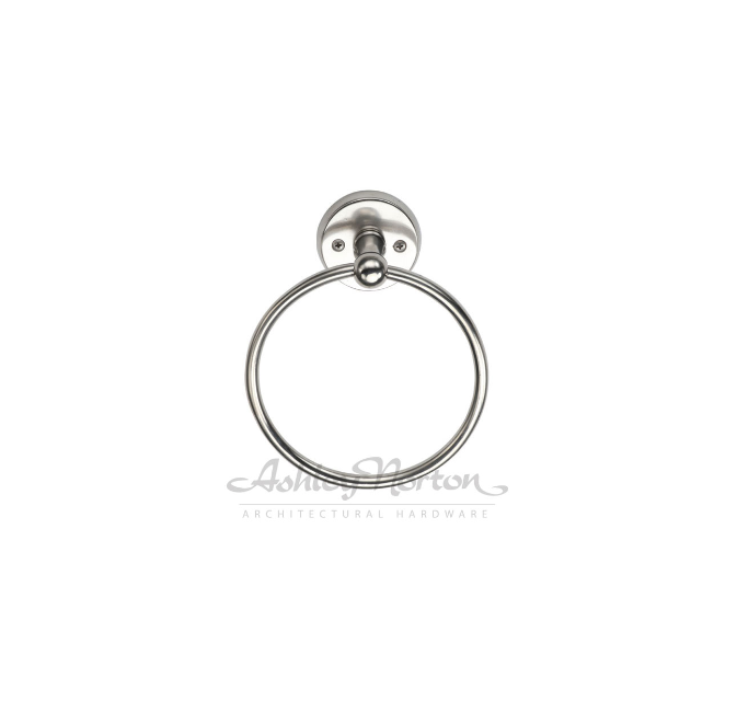 Ashley Norton WL.SQ100 Towel Ring - White Bronze