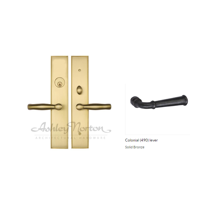 Ashley Norton WL.SQMOR.490.12.L Colonial LxL Entry - White Bronze