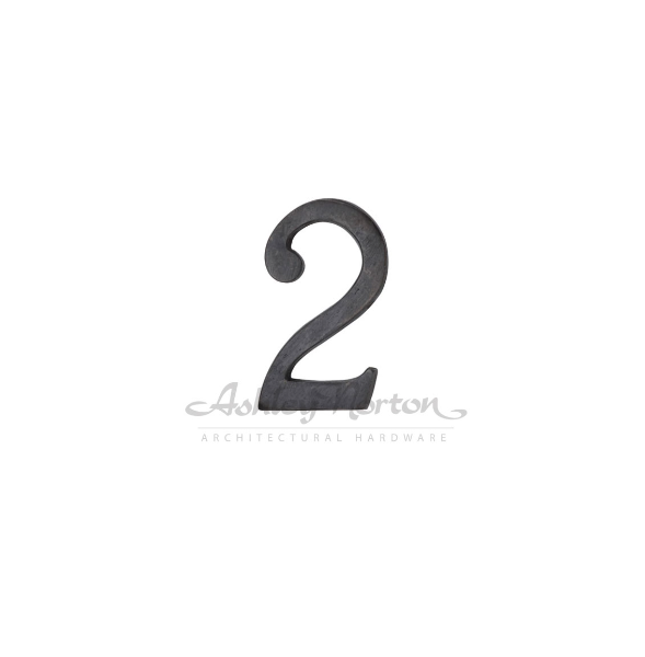 Ashley Norton WM.155 2 4" Numeral 2 - Medium White Bronze