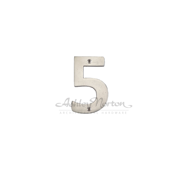 Ashley Norton WM.166 5 6" Numeral - 5 - Medium White Bronze
