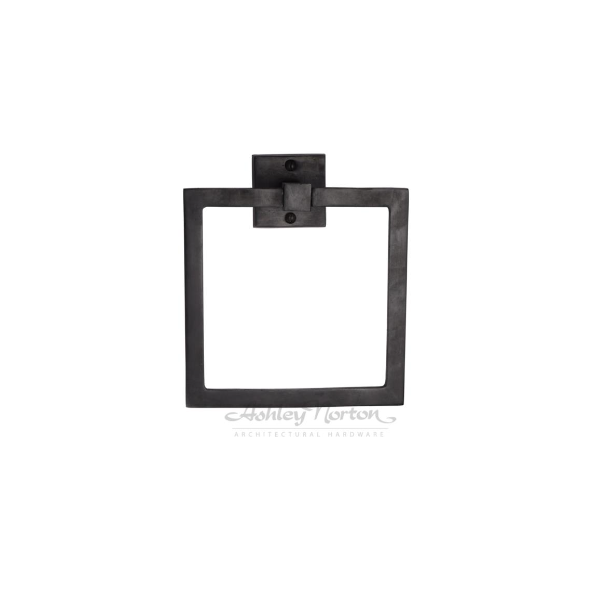 Ashley Norton WM.177 Square Towel Ring - Medium White Bronze