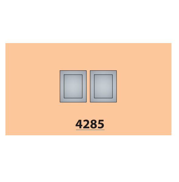 Ashley Norton WM.4285-234 Urban Dbl Deadbolt - Medium White Bronze