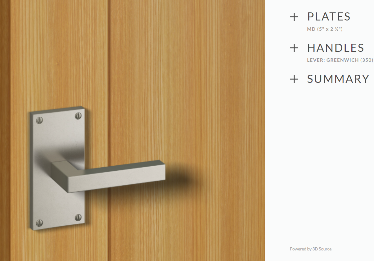 Ashley Norton WM.MD.350.36.R Greenwich Gate Latch - Medium White Bronze