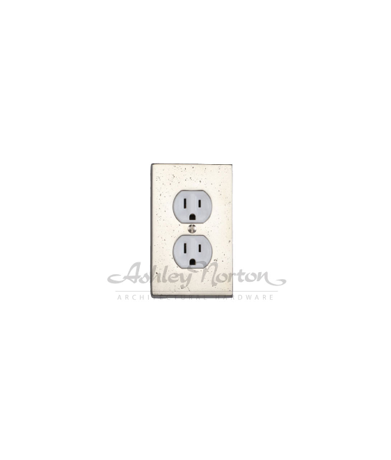Ashley Norton WM.MD.OC 2 Urban Outlet Cover 2 Gang - Medium White Bronze
