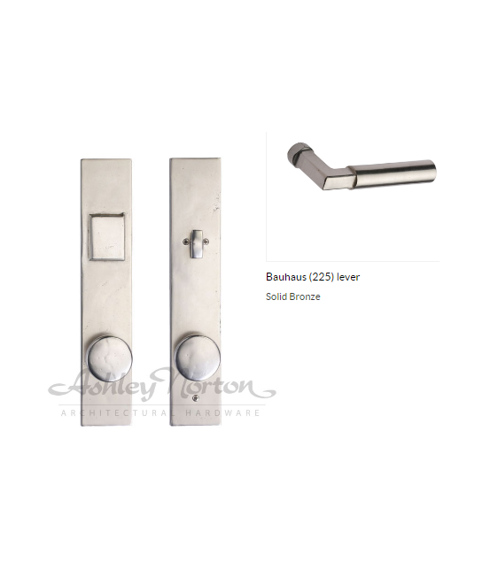 Ashley Norton WM.MDLES.225.52.L-238 Bauhaus Dbl Entry - Medium White Bronze