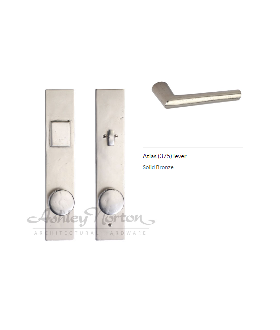 Ashley Norton WM.MDLES.375.50.R Atlas Entry - Medium White Bronze