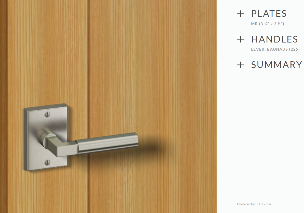 Ashley Norton WM.MR.225.20-238 Bauhaus Privacy - Medium White Bronze