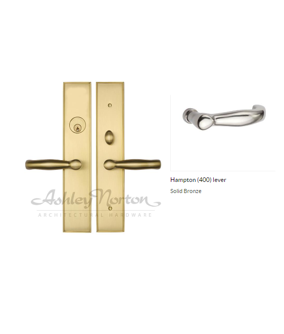 Ashley Norton WM.SQMOR.400.12.R Hampton LxL Entry - Medium White Bronze