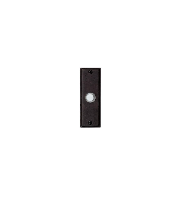 Ashley Norton WM.SQNE1180 SQNE Bell Push (1.5" X 4.5") - Medium White Bronze