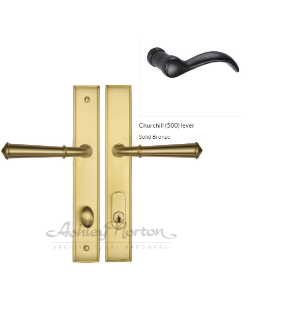 Ashley Norton WM.SQUS4.500.42.L Churchill Lever High Dummy - Medium White Bronze