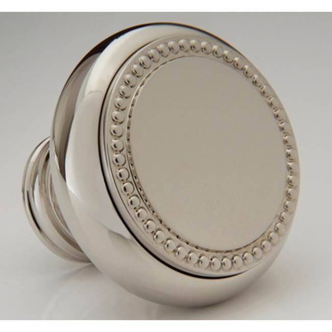 Water Street 8409E Decorative 1 - 1/2'' Bead Round Knob - Engraved - Parent