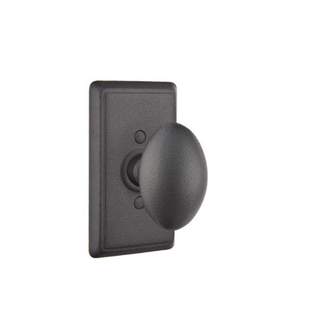 Emtek 7053SV Dummy , Wrought Steel No.3 Rosette , Savannah Knob - Parent