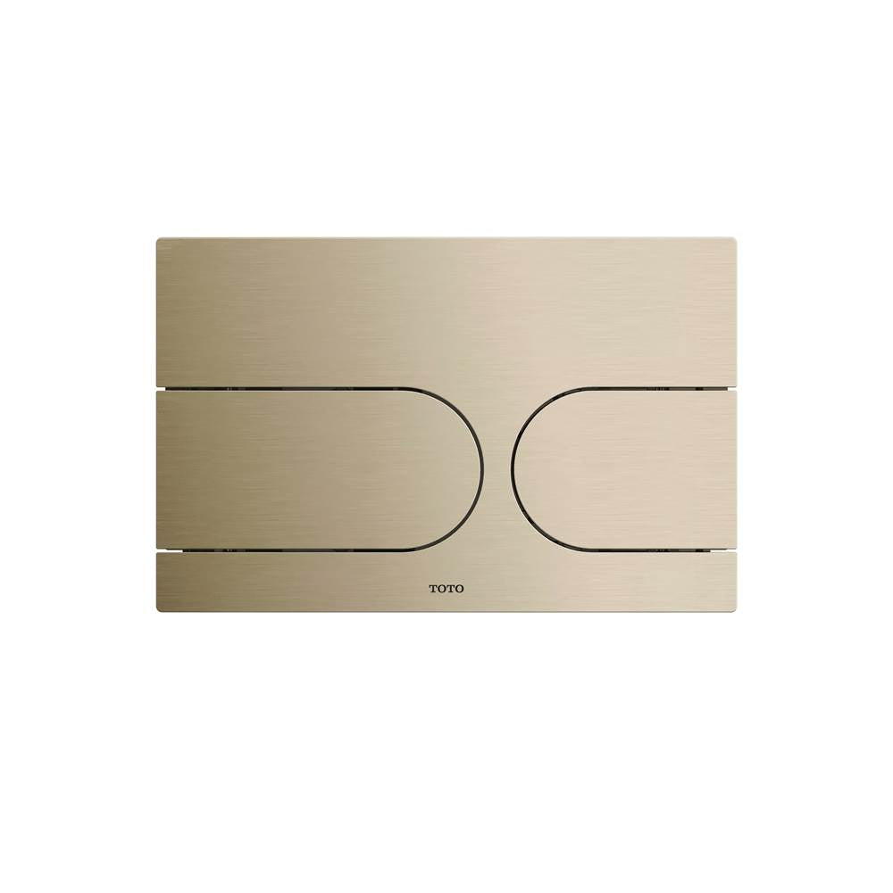Toto YT990#N Nickel Push Button Plate For Neorest In-Wall Tank Unit Glass