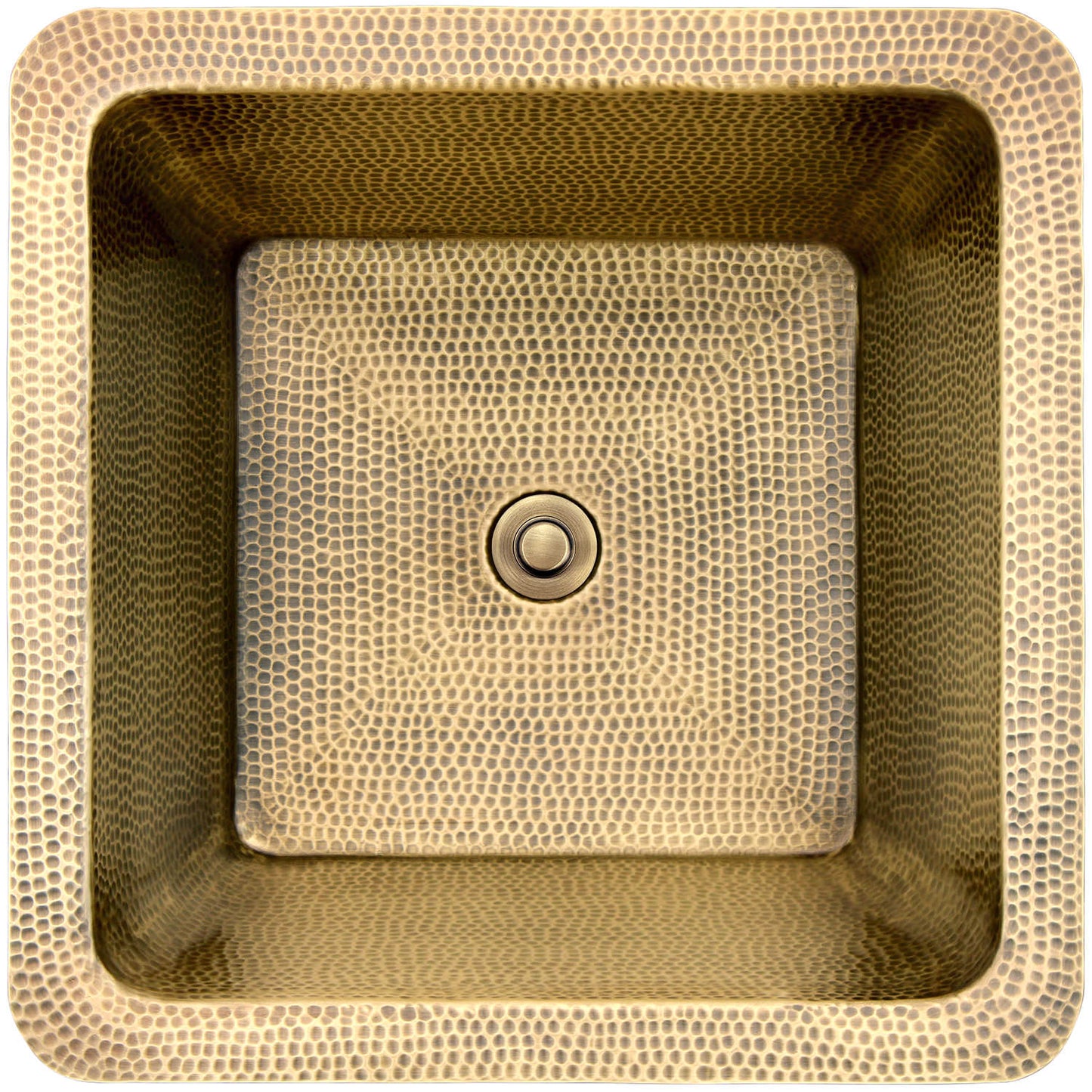 Linkasink C007 Hammered Large Square