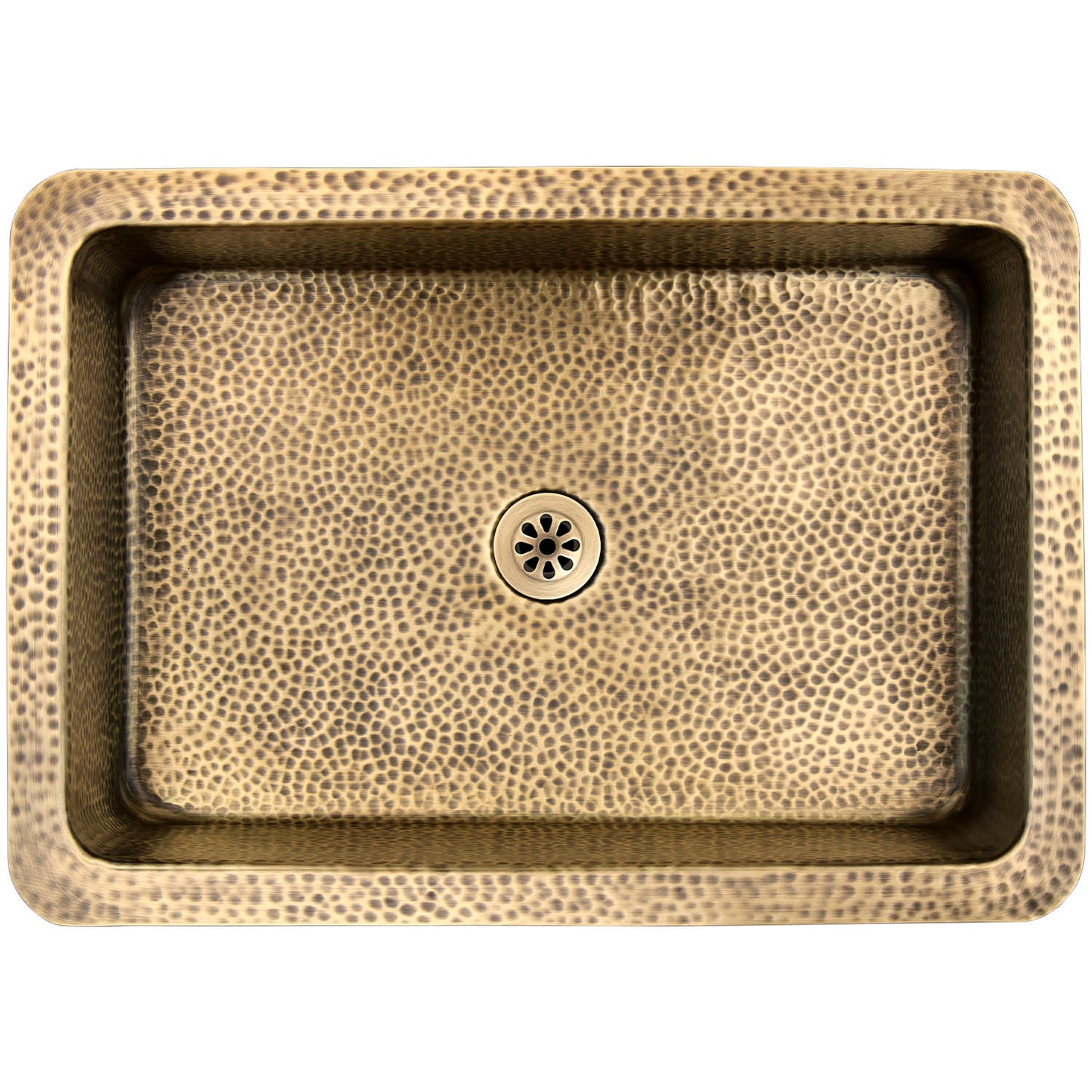 Linkasink C054 Hammered Rectangular Box Sink