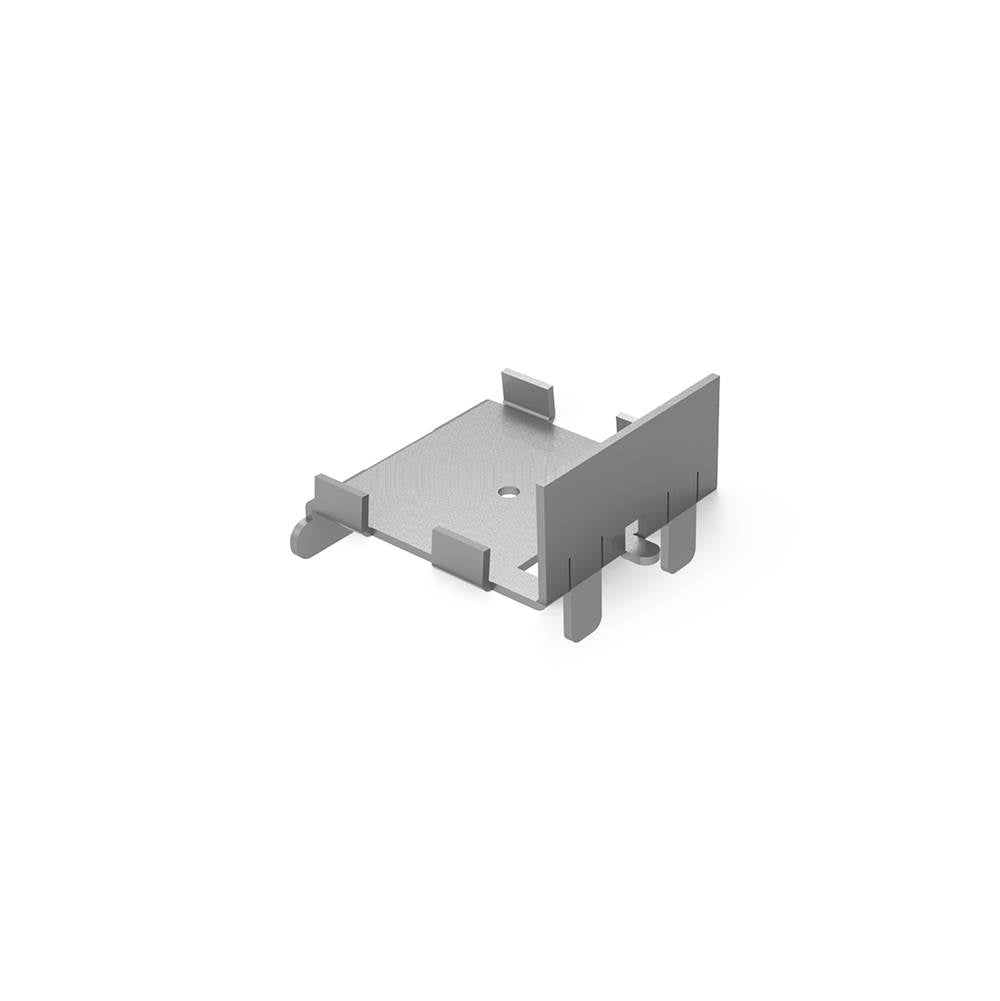Infinity Drain ET 65 Stainless Steel End Cap for TA 65 Tile Insert Frame