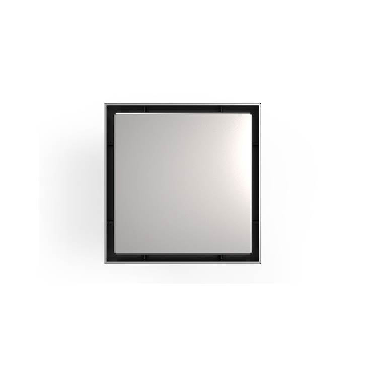 Infinity Drain LSD5 BA 5" x 5" LSD 5 Solid Style Complete Kit with ABS Bonded Flange, 2", 3" and 4" Outlet