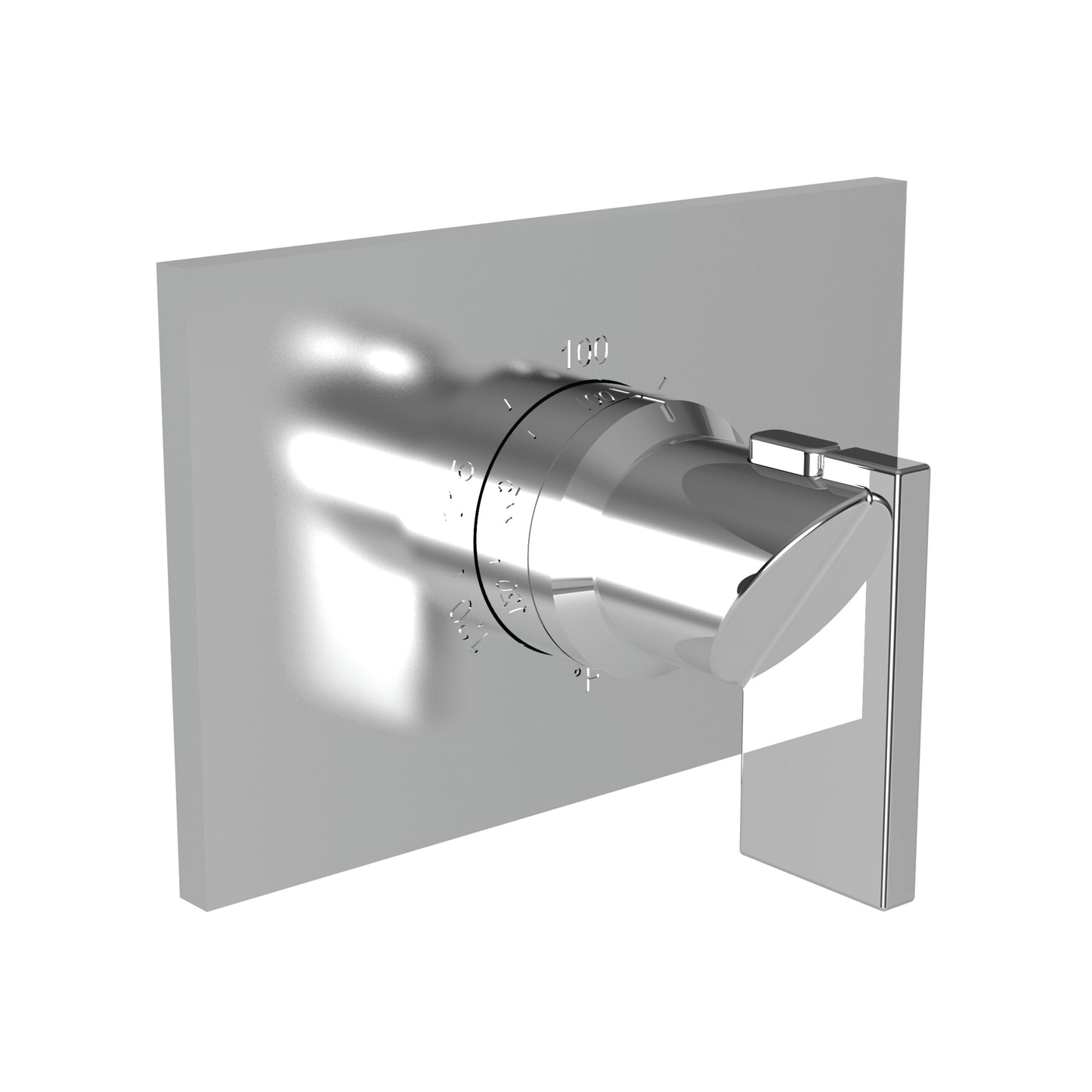 Newport Brass 3-2544TS Metro 3/4" Rectangular Thermostatic Trim Plate with Handle