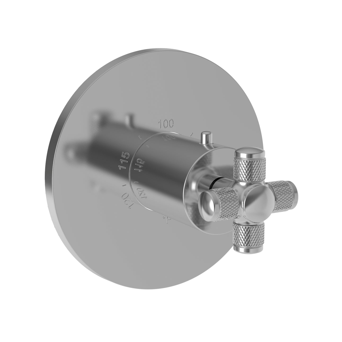 Newport Brass 3-3264TR Clemens 3/4" Round Thermostatic Trim Plate with Handle