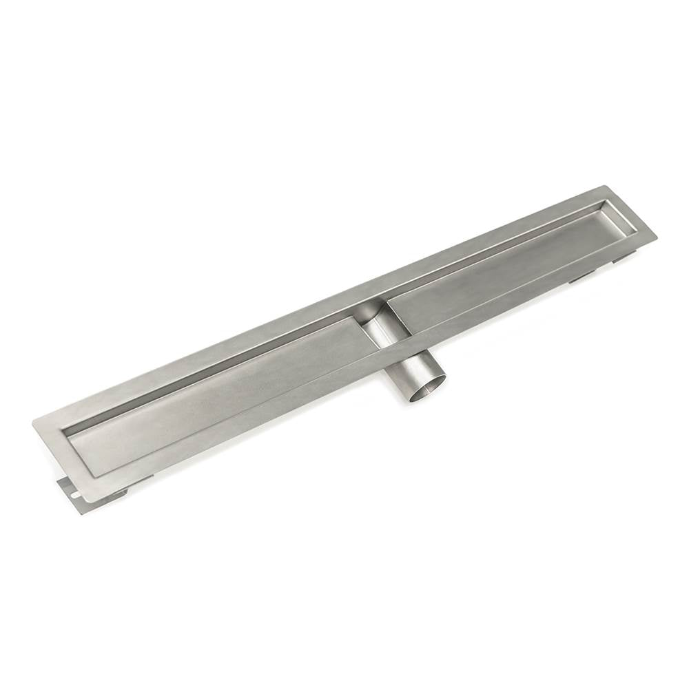 Infinity Drain OC 6536 SS 36" OC Channel 1" High in Satin Stainless