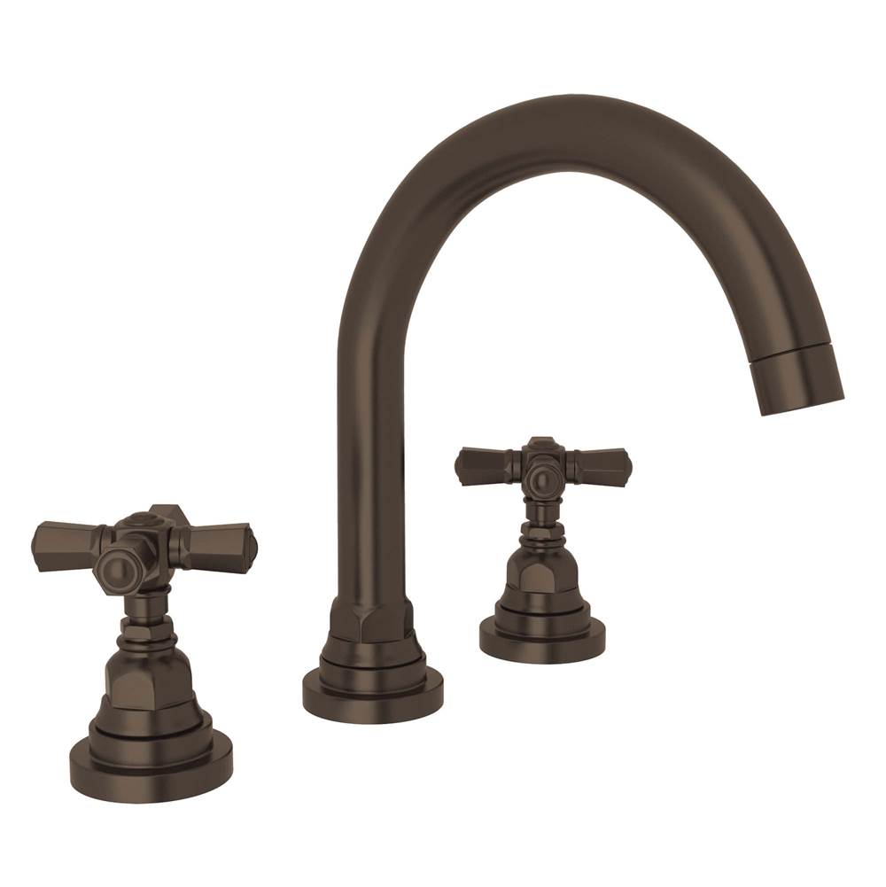 Rohl A2328XM-2 San Giovanni Widespread Lavatory Faucet With C-Spout
