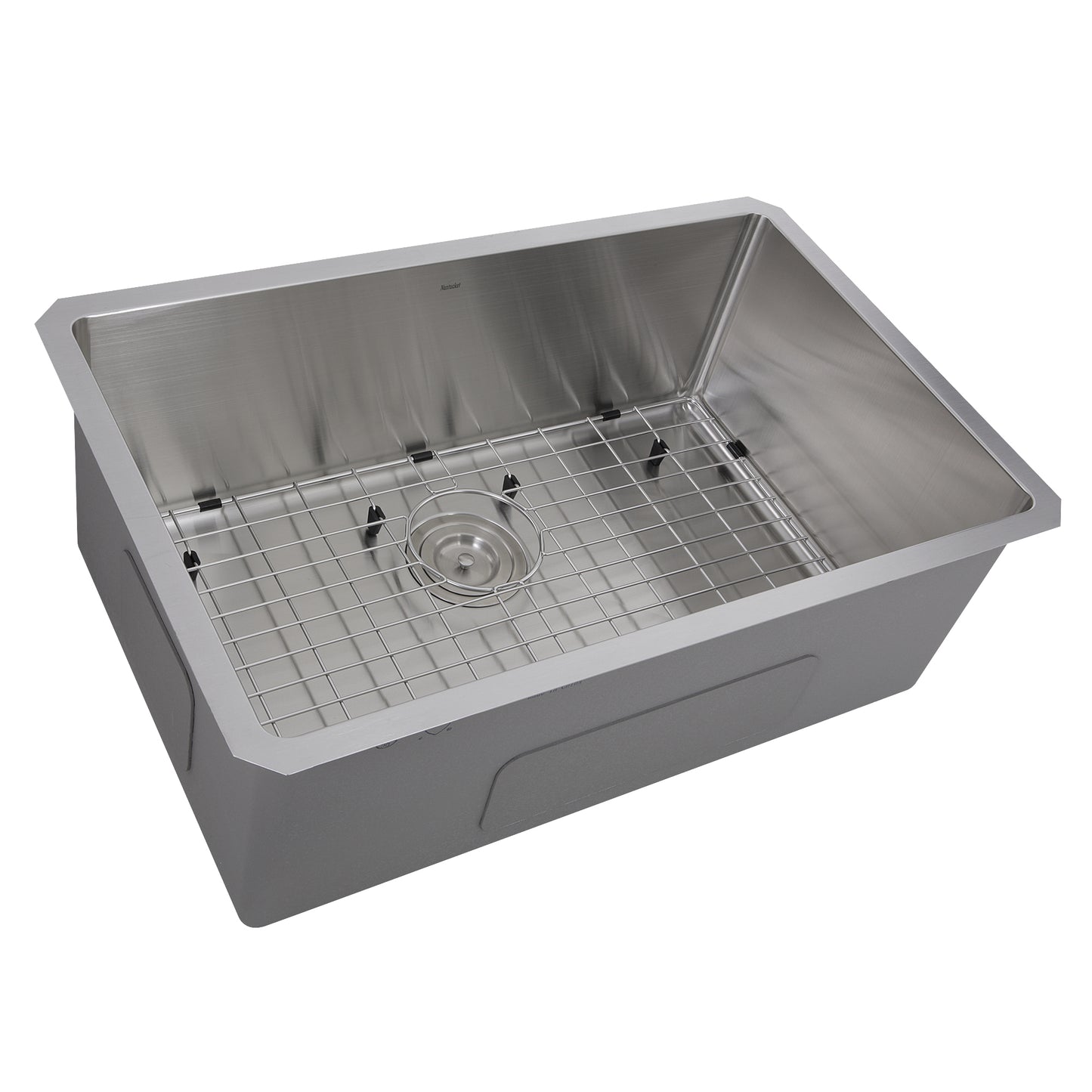 Nantucket sinks SR3018-12-16 30 inch stainless steel laundry sink with 12 inch bowl depth