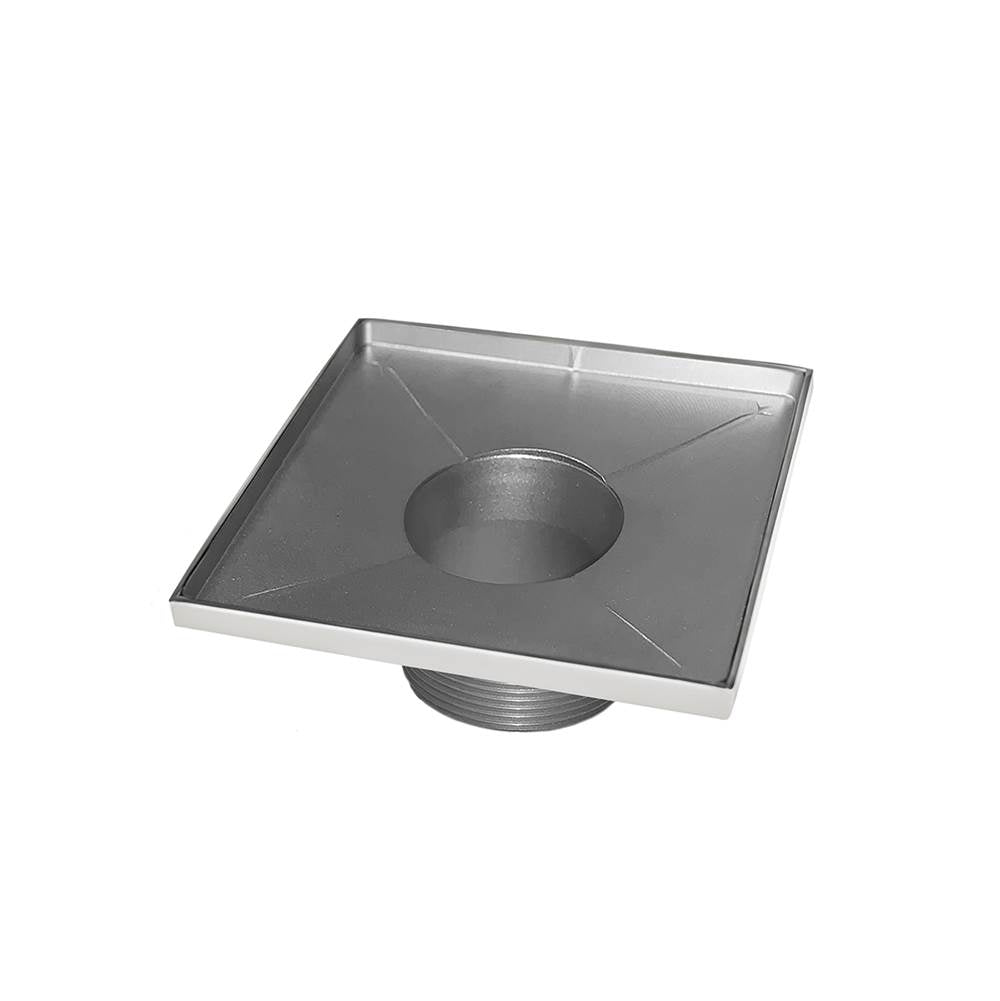 Infinity Drain T 52 5” x 5” Stainless Steel 2” Throat