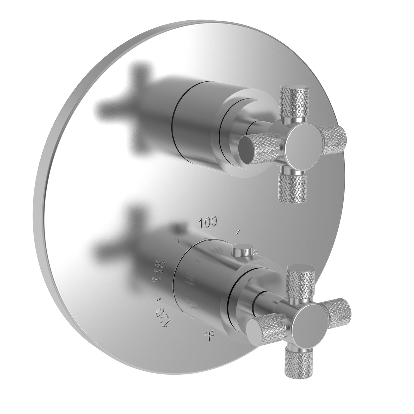 Newport Brass 3-3303TR Muncy 1/2" Round Thermostatic Trim Plate with Handle