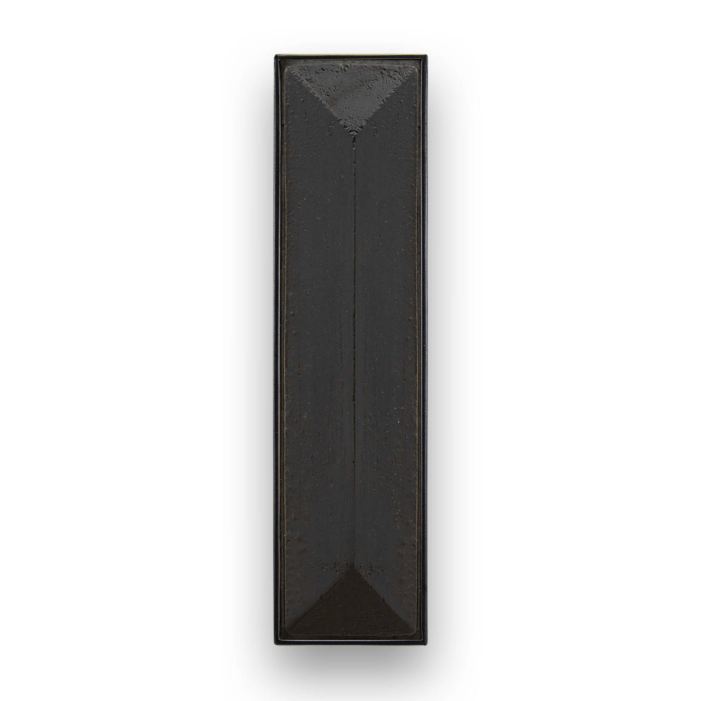 Linkasink VH007BC-04 8 Artisan Glass Prism Hardware - Matte Black with Black Prism Glass