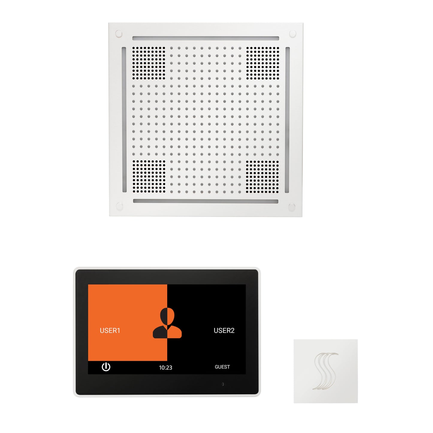 Thermasol WHSTP10S - The wellness Hydrovive Steam Package with 10" ThermaTouch Square
