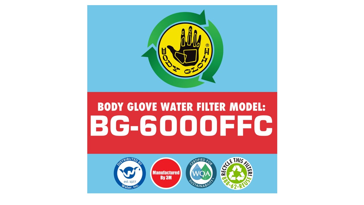 Water Inc WI-BG6000FFC Body Glove Full Flow Replacement Cartridge