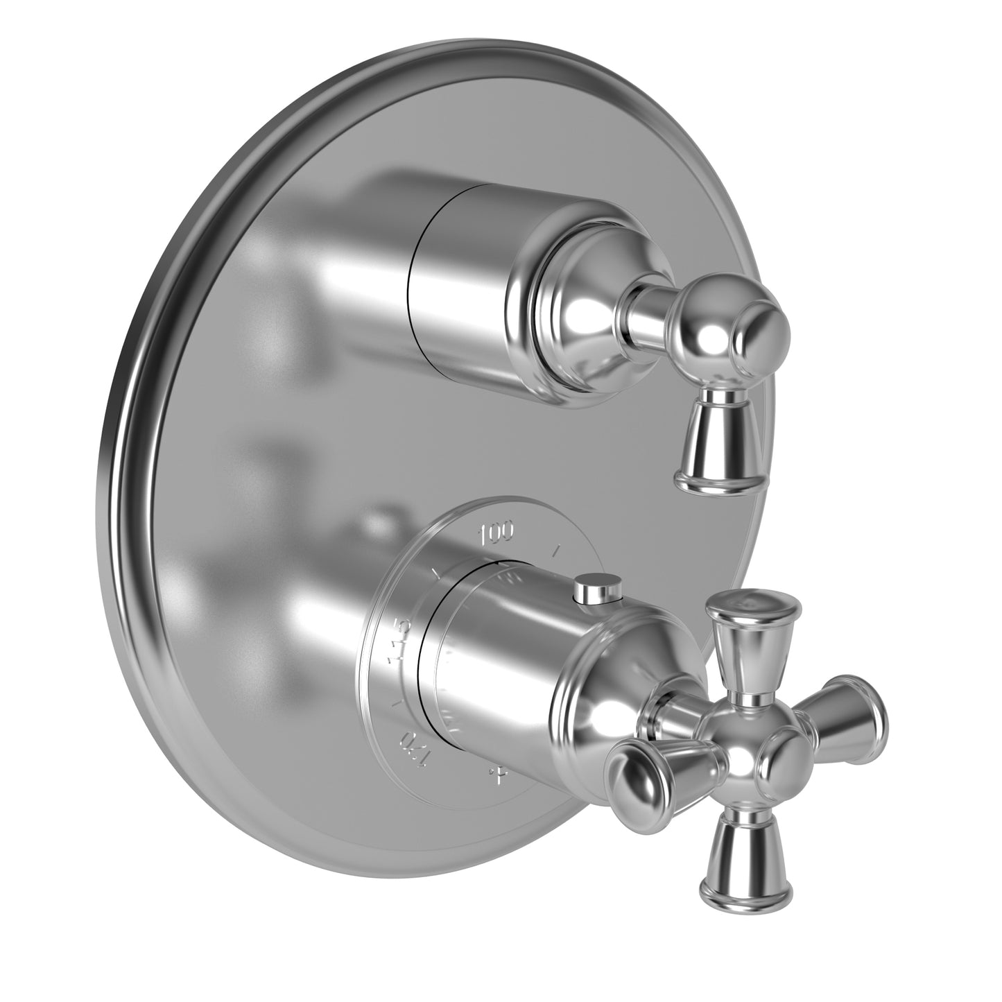 Newport Brass 3-2403TR Aylesbury 1/2" Round Thermostatic Trim Plate with Handle