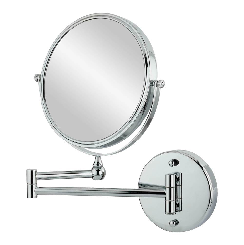 Aptations 22740 10X Double Arm Wall Mirror - Chrome