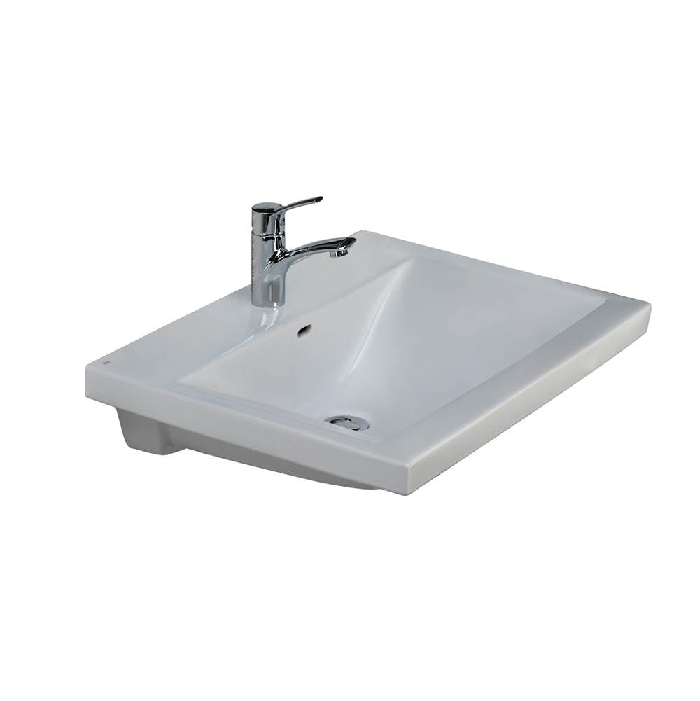Barclay 4-261WH Mistral 510 Wall - Hung Basin 1 - Hole - White