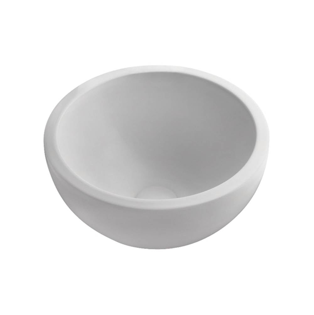 Barclay 4-440WH Capri Above Counter Basin - White