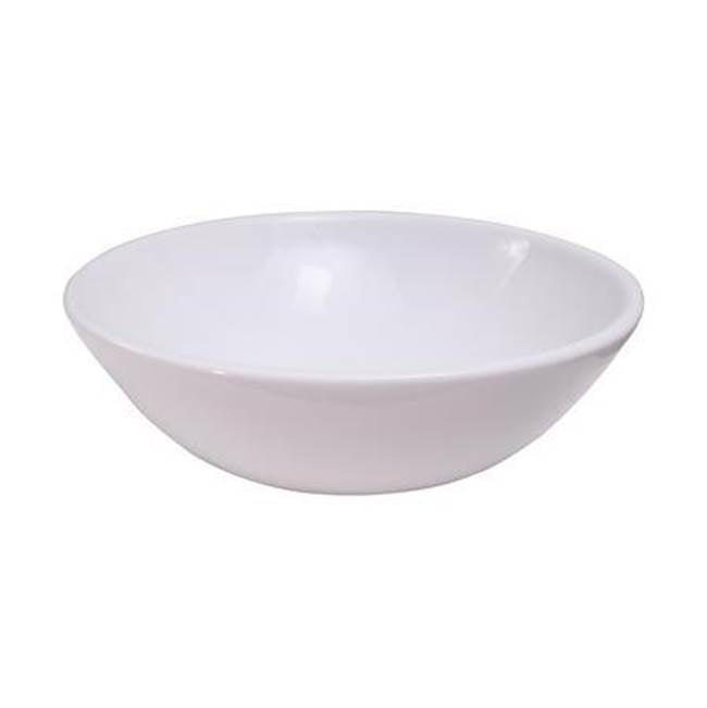 Barclay 4-458WH Adelle 16 Round Above Counter Basin - White