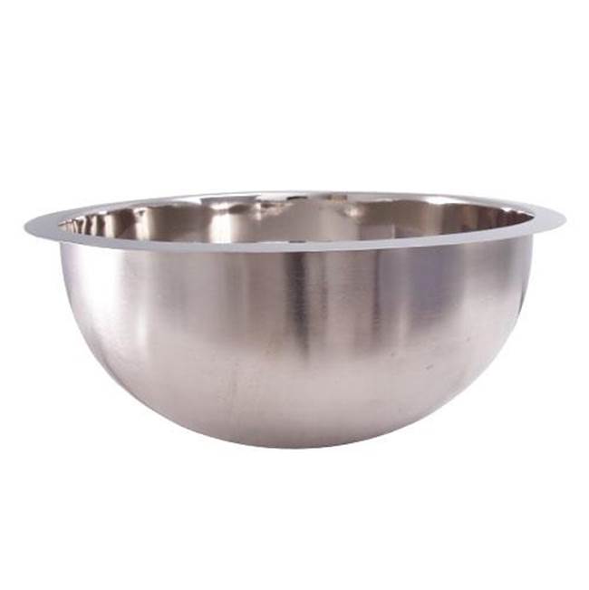 Barclay 7-602PN Arisbel 18 Round Copper Sink - Polished Nickel