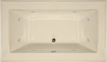 Load image into Gallery viewer, Hydro Systems ANG7242ACO Angel 72 X 42 Center Drain Acrylic Airbath &amp; Whirlpool Combo Tub System