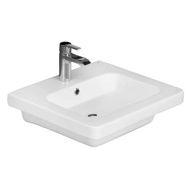 Barclay 4-1084WH Resort 650 Wall - Hung Basin - 4 Center Set - White