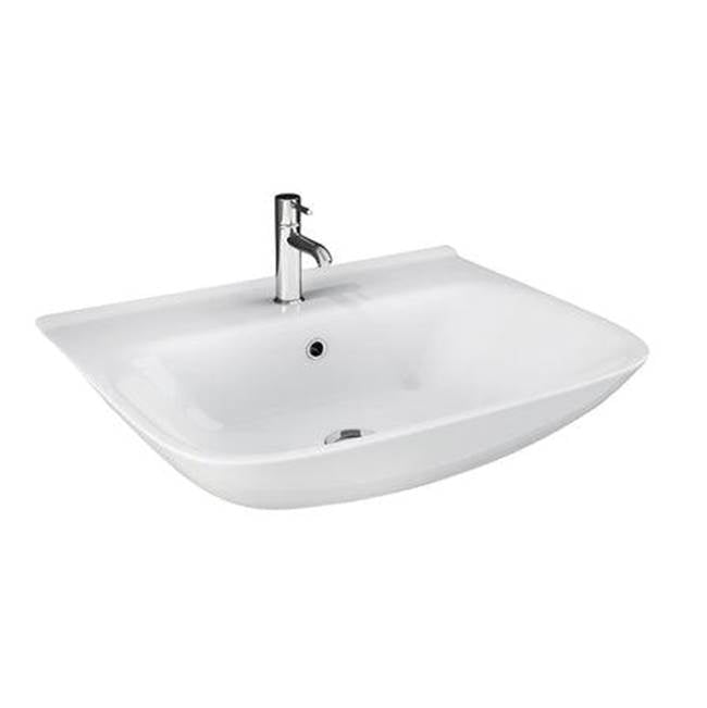 Barclay 4-1104WH Eden 450 Wall - Hung Basin 4 Centerset - White