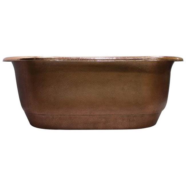 Barclay COTDRN66C-SAP Rochelle 66 Free Standing Tub Ext with Polished Interior - Antique Copper