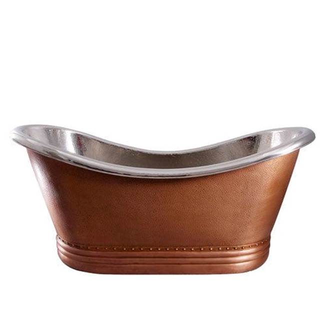 Barclay COTDSN72P-CN Ashton Copper Double Slipper 72No Holes Smooth - Polished Nickel