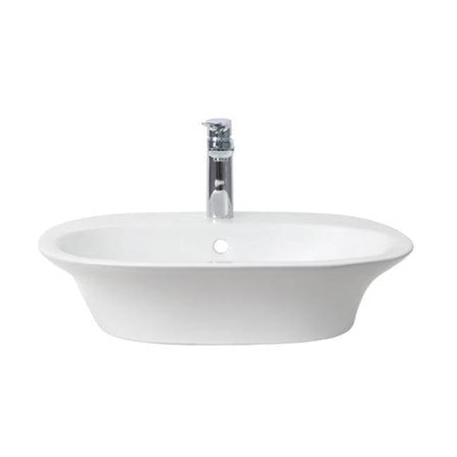Barclay SE4-111WH Sensation 21 - 5/8 x 18 Wall Hung Basin 1 - Hole in - White