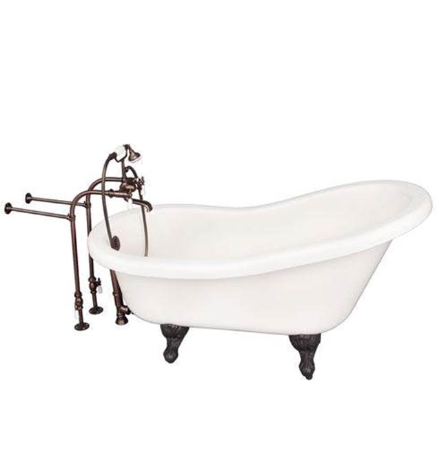 Barclay TKADTS60-BORB1 Tub Kit 60 AC Slipper Tub Filler Supplies Drain - Oil Rubbed Bronze