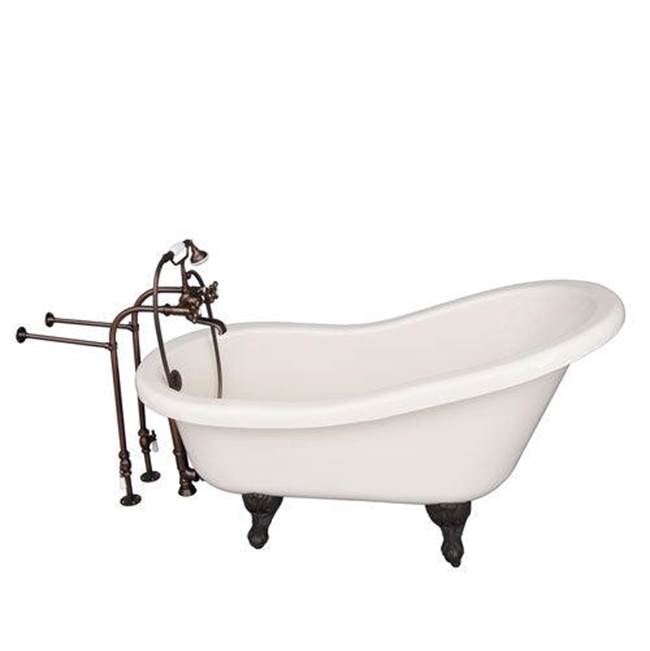 Barclay TKADTS60-BORB2 Tub Kit 60 AC Slipper Tub Filler Supplies Drain - Oil Rubbed Bronze