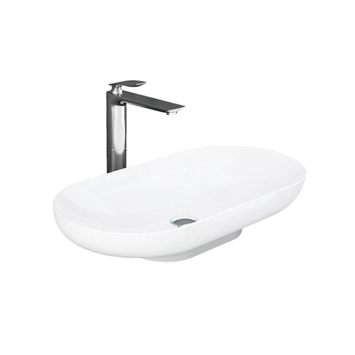 Barclay 4-601WH Des 27 - 1/2 Vessel - White
