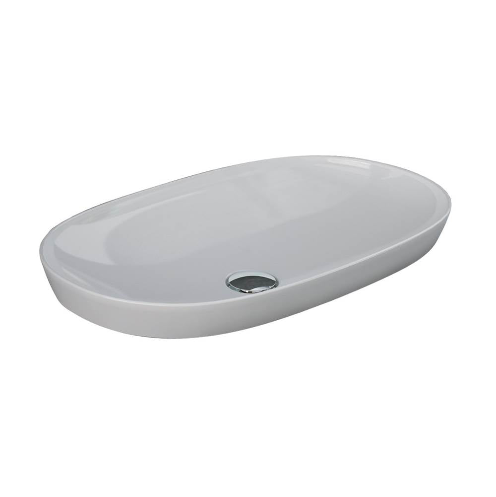 Barclay 5-607WH Variant 23 - 5/8 x 14 Oval Drop - In Basin in - White