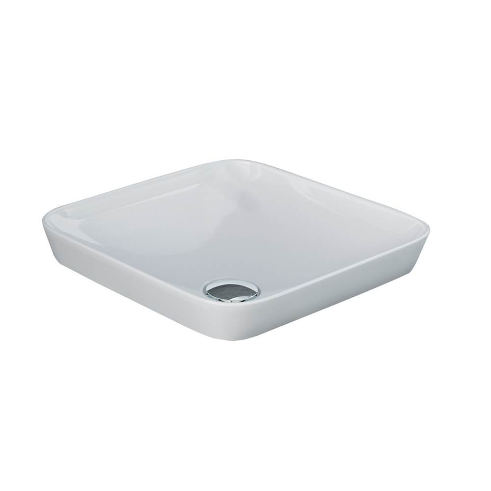 Barclay 5-608WH Variant 14 Square Drop - In Basin in - White