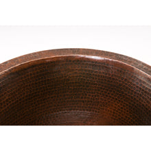 Load image into Gallery viewer, Premier 16&quot; Hammered Copper Prep Sink W/ 3.5&quot; Drain BR16DB3