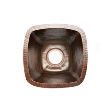 Load image into Gallery viewer, Premier 15&quot; Hammered Copper Bar/Prep Sink /  3.5&quot; Drain BS15DB3